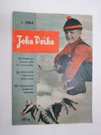 Joka Poika 1964 nr 1, Lotus Elite, TV-mekaanikko, Mikko Adolf Kolehmainen (Riihimäen Lasi) Torpanpojasta teollisuusmieheksi, tehtäviä, tietoa, askartelua ym.