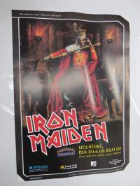 Iron Maiden, Helsinki, 30.6.2003 -poster / keikkajuliste