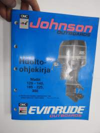 OMC Johnson - Evinrude outboards mallit - 120-140, 185-225, 300 - Huolto-ohjekirja -service manual in finnish