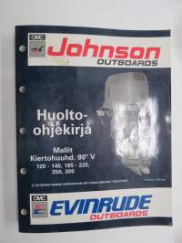 OMC Johnson - Evinrude outboards mallit - Kiertohuuhd. 90 V 120-140, 185-225, 250, 300 - Huolto-ohjekirja -service manual in finnish