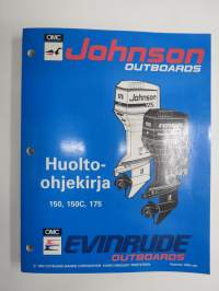 OMC Johnson - Evinrude outboards mallit - 150, 150C, 175 - Huolto-ohjekirja -service manual in finnish