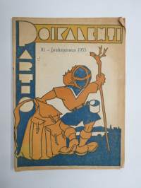 Poikalehti 1933 nr 10, jolunumero -partiolehti / scout publication
