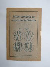 Miten lankoja ja kankaita tutkitaan - lyhykäinen opas kuituanalyysiin