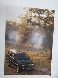 Nissan Terrano II -myyntiesite / sales brochure