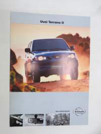 Nissan Terrano II 2000 -myyntiesite / sales brochure
