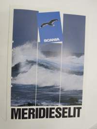 Scania meridieselit -myyntiesite / sales brochure