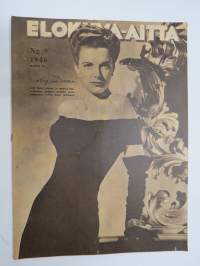 Elokuva-Aitta 1946 nr 9 kansikuva Cathy Downs, Kuvat kertovat Hollywoodista, Laila Jokimo, ym. -elokuvalehti