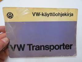 Volkswagen Transporter 1975 käyttöohjekirja -owner´s manual