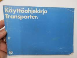 Volkswagen Transporter 1982 käyttöohjekirja -owner´s manual