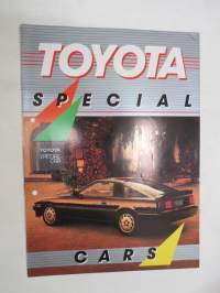 Toyota Special Cars -myyntiesite / sales brochure