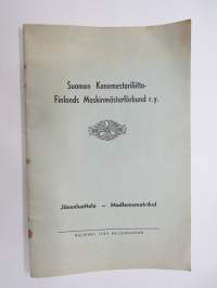Suomen Konemestariliitto - Finlands Maskinmästarförbund r.y. Jäsenmatrikkeli - Medlemsmatrikel 1939