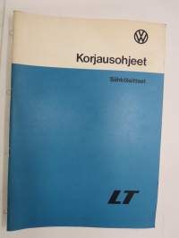 Volkswagen LT - Sähkölaitteet4-vaihteinen käsivaihteisto 015/I ja vetopyörästö - Korjausohjeet / repair manual, in finnish