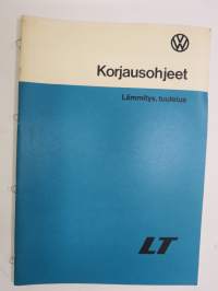 Volkswagen LT Lämmitys, tuuletus - Korjausohjeet / repair manual, in finnish