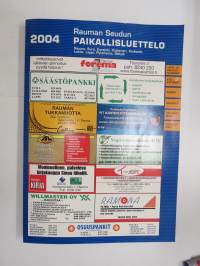 Rauman Seudun paikallispuhelinluettelo 2004 - puhelinluettelo Rauma -telephone catalog
