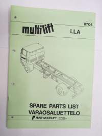 Multilift LLA Varaosaluettelo - Spare Parts List
