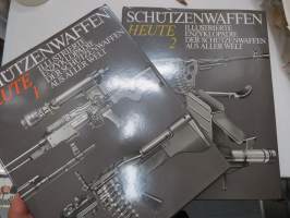 Schützenwaffen heute 1-2 1945-1985 -esittelee eri valtioiden armeijoiden käytössä olevat käsiaseet ja niiden panokset