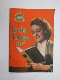 WSOY - Joulun kirjoja 1953 - mainosluettelo kirjoista / books for christmas