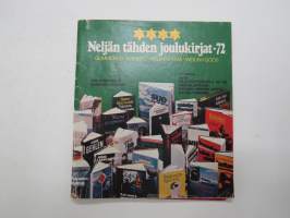 Neljän tähden joulukirjat 1972 - Gummerus, Karisto, Kijayhtymä, W&G - mainosluettelo kirjoista / books for christmas