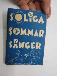 Soliga sommar sånger samlade och utgivna av RESO -ruotsalaisia ja ruotsinkielisiä lauluja 1940-luvulla koottuna