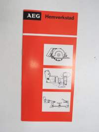 AEG Hemverkstad -broschyr / esite