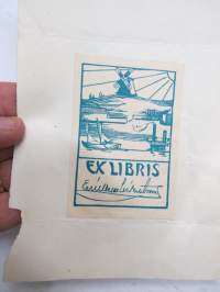 Ex Libris E.L.? -kirjanomistajamerkki