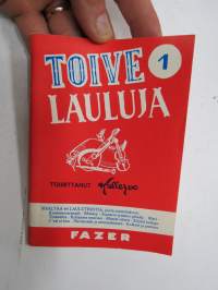 Toivelauluja 1 - Kokoelma suosittujen laulujen ja iskelmien tekstejä, Toimittanut Kullervo - vuonna 1992 julkaistu Toivelauluja-vihkojen viiden ensimmäisen