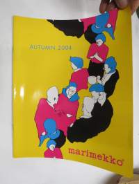 Marimekko Autumn 2004 -kangasluettelo, Maija Isola, Kristiina Isola, Maija Louekari, Fujiwo Ishimoto, Teresa Moorhouse, Erja Hirvi