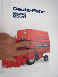 Deutz-Fahr M660, M770 leikkuupuimuri -myyntiesite / sales brochure