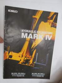Kobelco Mark IV hydraulic excavators SK 330, SK 330 LC, SK 460, SK 460 LC kaivinkone -myyntiesite / excavator sales brochure