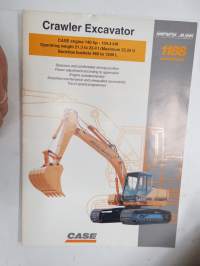 Case Poclain 1188 kaivinkone -myyntiesite / excavator sales brochure
