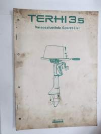 Terhi (Valmet) 3.5 perämoottori / outboard Varaosaluettelo - Spare Parts List