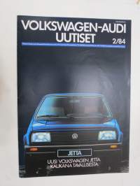 Volkswagen-Audi uutiset 1984 nr 2 -asiakaslehti