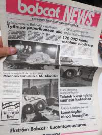 Bobcat News 1989 nr 1 -asiakaslehti / myyntiesite