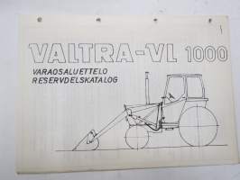 Valtra VL 1000 Varaosaluettelo - Reservdelskatalog