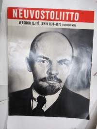 Neuvostoliitto 1970 nr 1 - Vladimir Iljits Lenin 1870-1970 erikoisnumero Lenin 100 vuotta syntymästä