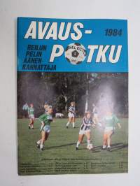 Avauspotku 1984 - Reilun pelin äänenkannattaja, Turun Erotuomarikerho (jalkapallo) vuosijulkaisu