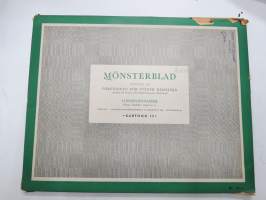 Mönsterblad kartong 12 - Linnevävnader -käsityömalleja
