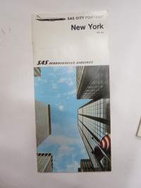 SAS City portrait New York -esite / airline destination brochure