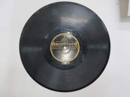 Homocord O. 4-23114-I / II Veli Lehto & Homocord-orkesteri - Sataman hämärässä / Alanko - Hämärän lapsi-savikiekkoäänilevy / 78 rpm 10