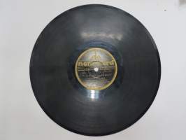 Homocord H-O. 4-23130-I / II Veli Lehto & Homocord-orkesteri - Keltaiset banaanit / Kaksi kyyneltä -savikiekkoäänilevy / 78 rpm 10