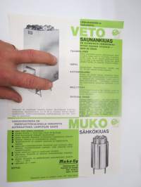 Muko Veto saunankiuas - Muko Sähkökiuas -myyntiesite / sales brochure