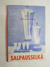 Salpausselän Hiihdot Lahti 24-26.2.1967 -hiihtokilpailun käsiohjelma / skiing competition program