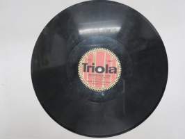 Triola T 4307 Olavi Virta ja Ossi Runne - Portugalin tuulispää / Lemmenpaula -savikiekkoäänilevy, 78 rpm 10