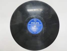 Philips P 40057 H, Veikko Tuomi - Itämaan ruusuja / Kirjosiipi -savikiekkoäänilevy, 78 rpm 10