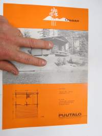 Myyntiyhdistys Puutalo, Ounas / Ounas Maja -kesämökkiesite / cottage brochure