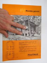 Myyntiyhdistys Puutalo, Honka-pirtti / Ranta-pirtti -kesämökkiesite / cottage brochure