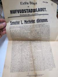 Hufvudstadsbladet Extra Bilaga, måndagen den 4 December 1905 - Senator L. Mechelins Diktamen