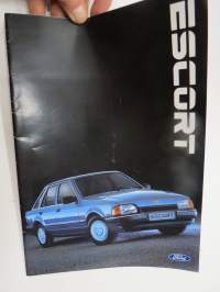 Ford Escort 1986 -myyntiesite / sales brochure