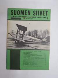 Suomen Siivet 1970 nr 3 - Ilmailuhistoriallinen lehti, Siviililentokoneet 1.1.1950, Polikarpov I-153, VL Myrsky kehityshistoriaa, Ilmasotakoulun alkuaikoja, ym.