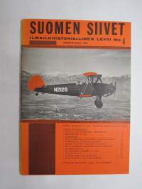 Suomen Siivet 1970 nr 4 - Ilmailuhistoriallinen lehti, Fiat G.50 sivuperäsimiä, Brewster tarina 1. Stieglitz SZ-21 kirjavat vaiheet, Pe-2, Suomen ilmailuaiheinen...